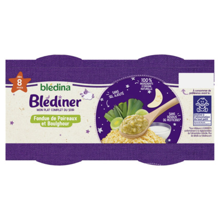 Avis Blédiner fondue de poireaux et boulghour Blédina 3