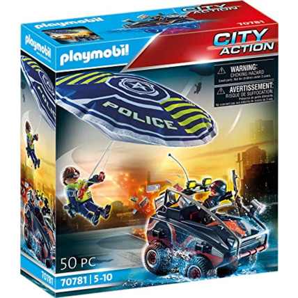 Avis Playmobil City Action - Policier parachutiste et quad des bandits PLAYMOBIL 1