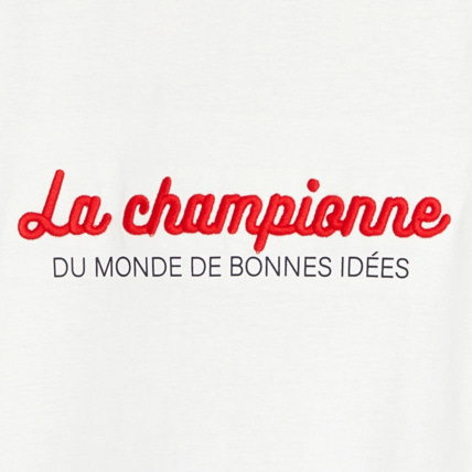 Avis T-shirt à message Aventure blanc fille OKAIDI 2