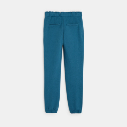 Avis Jogging uni en jersey molletonné bleu fille OKAIDI 4