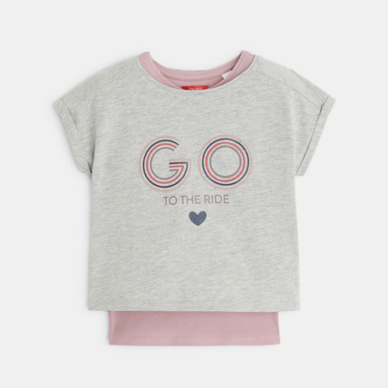 Avis T-shirt et débardeur en duo Okaïdi Sport gris fille OKAIDI 2