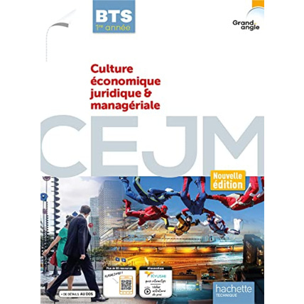 Avis Culture économique juridique et managériale BTS 1 année Coll Grand-Angle - livre élève éd. 2022 Hachette Éducation 1