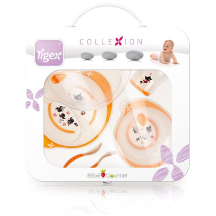 Avis Coffret vaisselle bébé gourmet Tigex 1