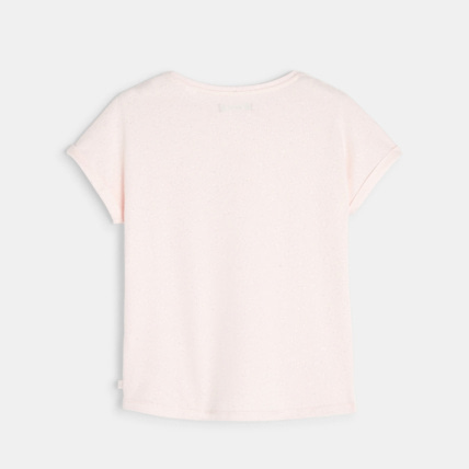 Avis T-shirt pailleté rose fille OKAIDI 3