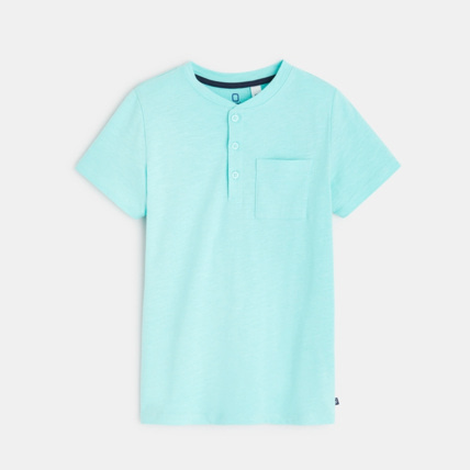 Avis T-shirt tunisien uni bleu garçon OKAIDI 1