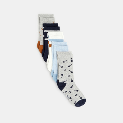 Avis Chaussettes fantaisie (lot de 5) bleues garçon OKAIDI 1
