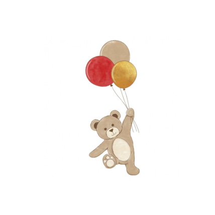 Avis Sticker petit ourson avec ballons Mon Lit Cabane 1