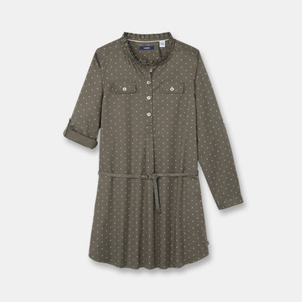 Avis Robe imprimée verte fille OKAIDI 1