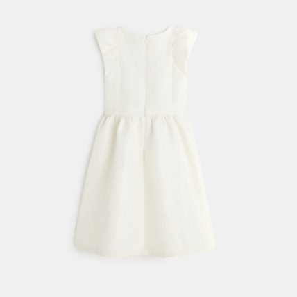 Avis Robe chic à motifs irisés blanche fille OKAIDI 3