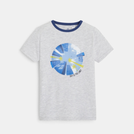 Avis T-shirt avec effet hologramme gris garçon OKAIDI 1