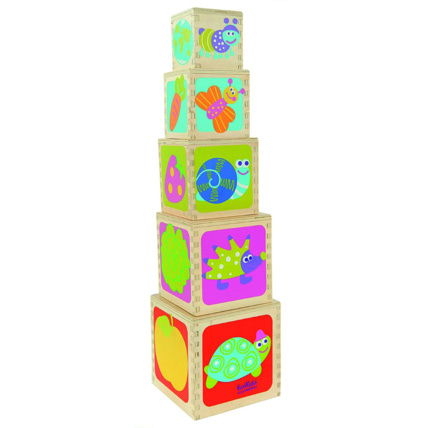 Avis Pyramide de 5 cubes en bois BOIKIDO 1