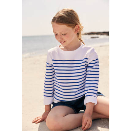 Avis Marinière "Amiral" Kids - coton - Blanc/Etoile ARMOR-LUX 1
