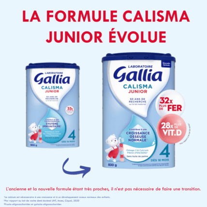 Avis Lait Calisma Junior 4 Laboratoire Gallia 2