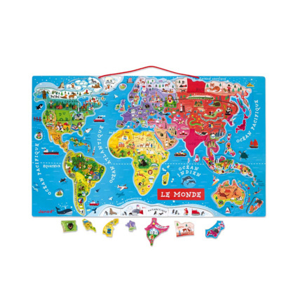 Avis Carte du monde magnétique JANOD 1