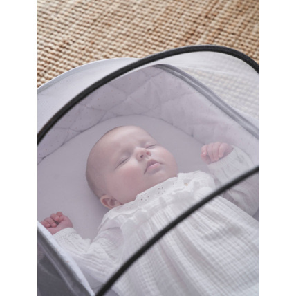 Couffin De Voyage Pliable Pour Bébé DECHOUS - Tente De Transport Portable Avec Filet - Rouge - 95x45x40 Cm