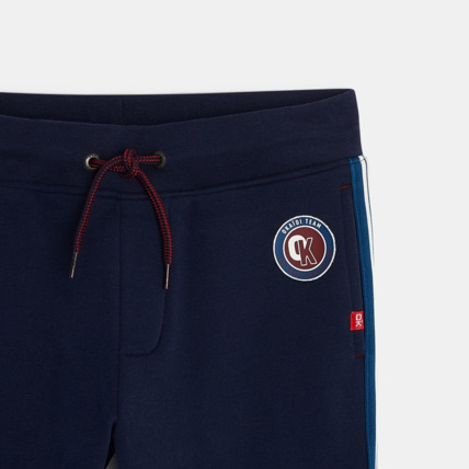 Avis Pantalon de jogging à bandes colorées bleu garçon OKAIDI 3