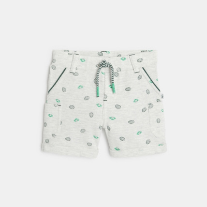 Avis Short maille souple impression feuilles et singes OBAÏBI 1