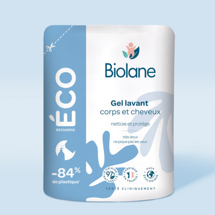 Avis Eco-recharge gel lavant corps et cheveux Biolane 1