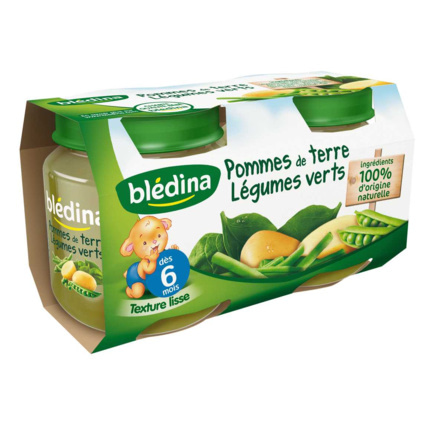Avis Pot Pommes de terre Légumes verts 2x130g Blédina 1