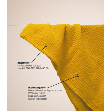 Avis Drap housse - Gaze de coton Tediber 8