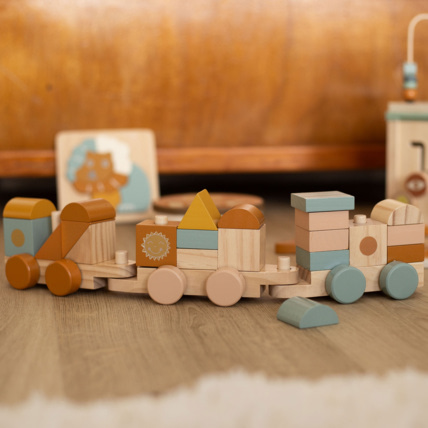 Avis Train en bois empilable en bois FSC® Trois Kilos Sept 4