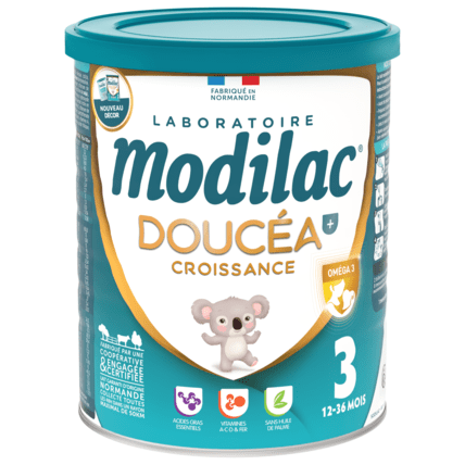 Avis Lait Doucéa + Croissance 3ème âge Modilac 1
