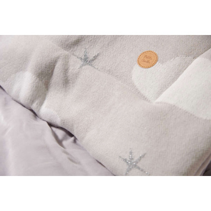 Avis Tapis de parc en coton tricoté nuage et étoile Petite Amélie 3