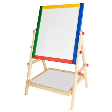 Avis Tableau en bois double face avec craies, marqueur et éponge BOARD Mon Mobilier Design 3