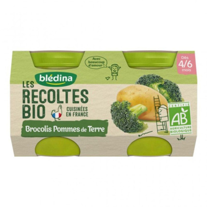 Avis Les Recoltes Petits pots Brocolis et Pommes de terre Bio Blédina 1