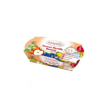 Avis Compote pomme, myrtille, banane Babybio 1
