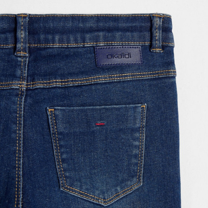 Avis Jean slim hyper-stretch bleu fille OKAIDI 4