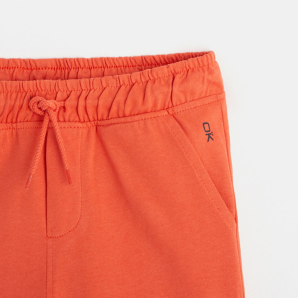 Avis Bermuda en coton orange garçon OKAIDI 2