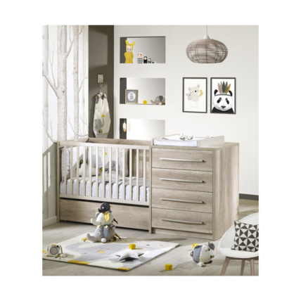 Avis Lit combiné évolutif 120x60 vers 190x90 EMMY Sauthon 1