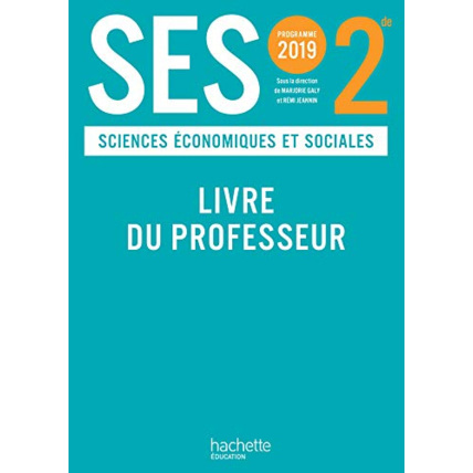 Avis SES 2nde - Livre du professeur - Ed. 2019 Hachette Éducation 1