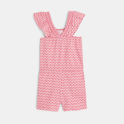 Avis Combishort en jersey imprimé rose fille OKAIDI 4