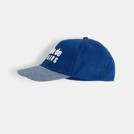 Avis Casquette toile à message brodé bleue garçon OKAIDI 1