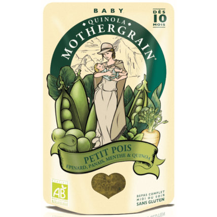 Avis Petit pois, épinard, panais, menthe et quinoa QUINOLA MOTHERGRAIN 1