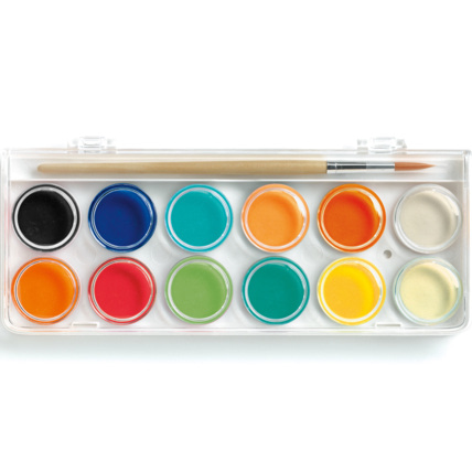 Avis Pastilles de peinture gouache DJECO 1