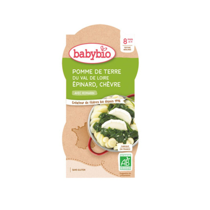 Avis Pomme de terre du Val de Loire Artichaut Ricotta au Persil Babybio 1