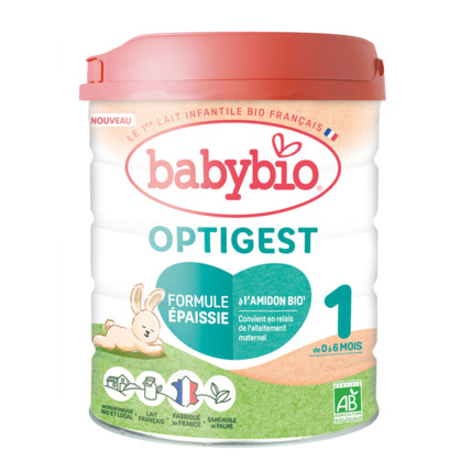 Avis Optigest 1 - Formule épaissie à l'Amidon Babybio 1