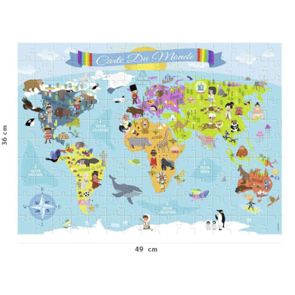 Avis Puzzle Carte du monde - de 7 ans RAVENSBURGER 4