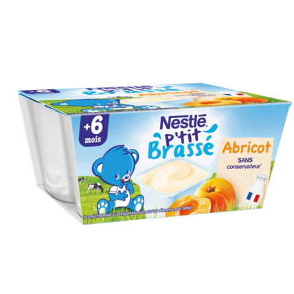 Avis P'tit Brassé Abricot (4x100g) NESTLÉ 1