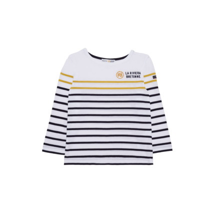 Avis Marinière La Riviera Bretonne - Blanc/Navire/Beehive ARMOR-LUX 1