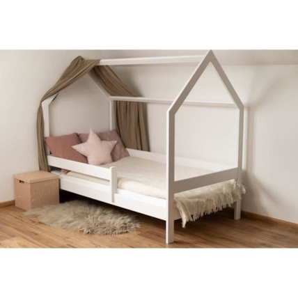 Avis Lit cabane enfant avec barrière VIPACK 1