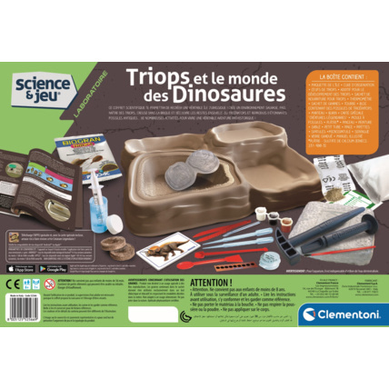 Avis Triops et le monde des dinosaures Clementoni 3