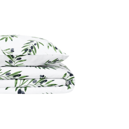 Avis Housse de couette en satin de coton - Olives Mon Lit Cabane 5