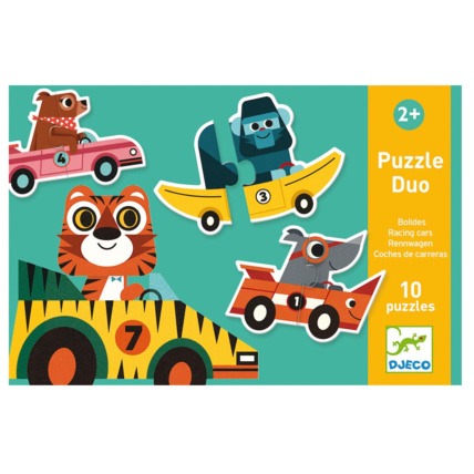 Avis Puzzle duo-trio bolides DJECO 1