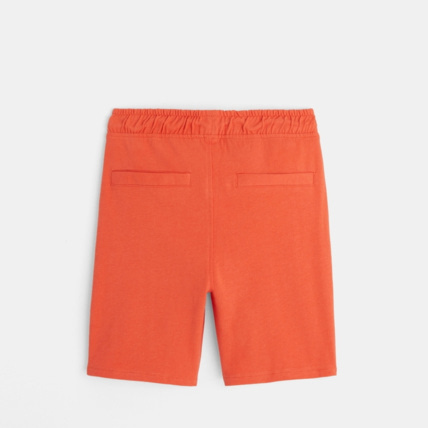 Avis Bermuda en coton orange garçon OKAIDI 3