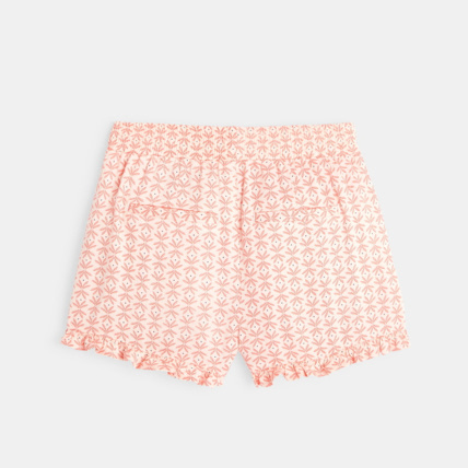 Avis Short large imprimé estival rose fille OKAIDI 3
