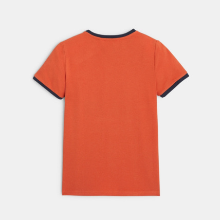 Avis T-shirt "On the wild road again" orange garçon OKAIDI 4